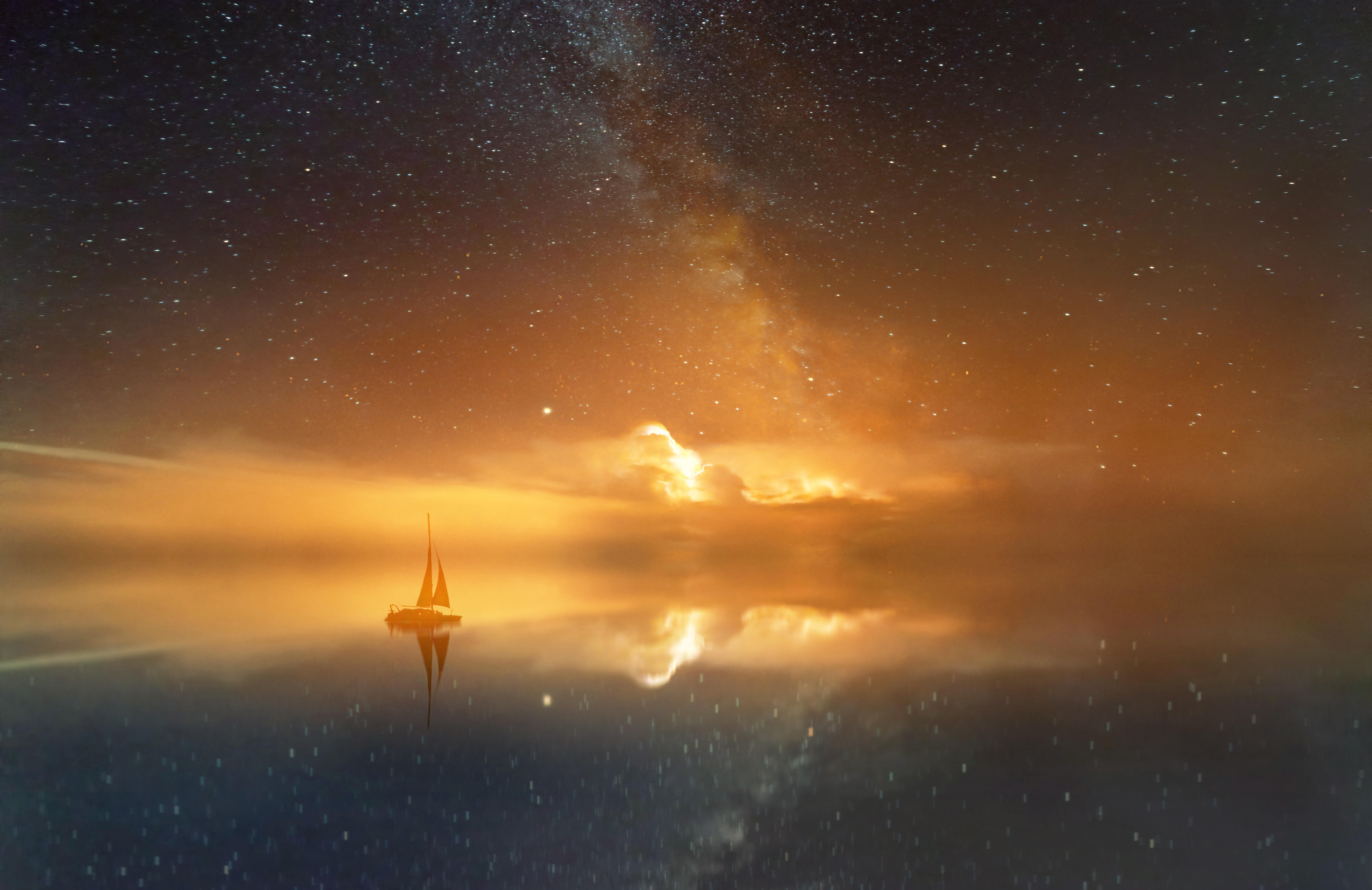 boat image for landing page of Atticus Marcom homepage